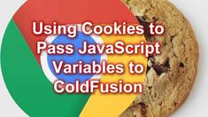 Using Cookies to Pass JavaScript Variables to ColdFusion