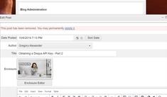 Removing and deleting a Post