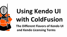 The Different Flavors of Kendo UI and Kendo Licensing Terms