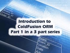 Introducing ColdFusion ORM